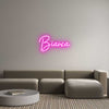 Custom neon sign Bianca
