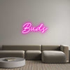 Custom neon sign Buds