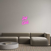 Custom neon sign Just 
Chill