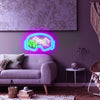 LED ski goggles neon sign