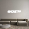 Custom neon sign #INDUSTRY