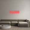 Custom neon sign Paanic
