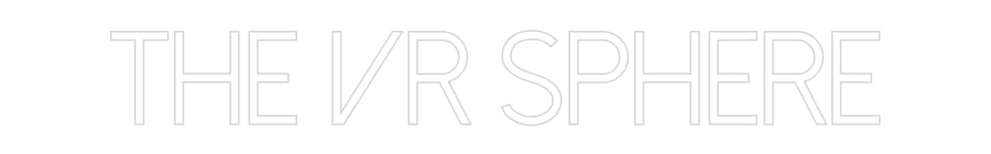 Custom neon sign The VR sphere