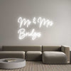 Custom neon sign Mr & Mrs
Bri...