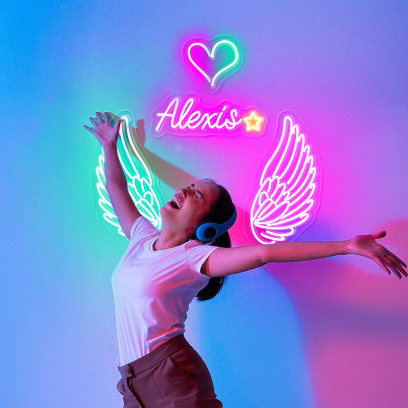 Customisable Multi Toned Angel Wings