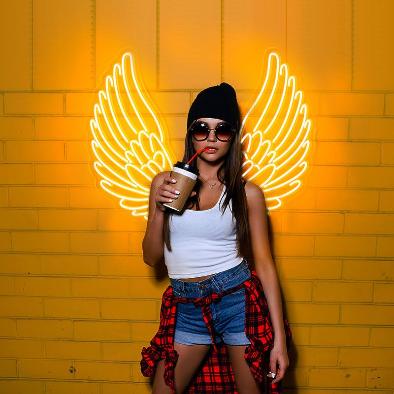 Angel Wings Neon Light