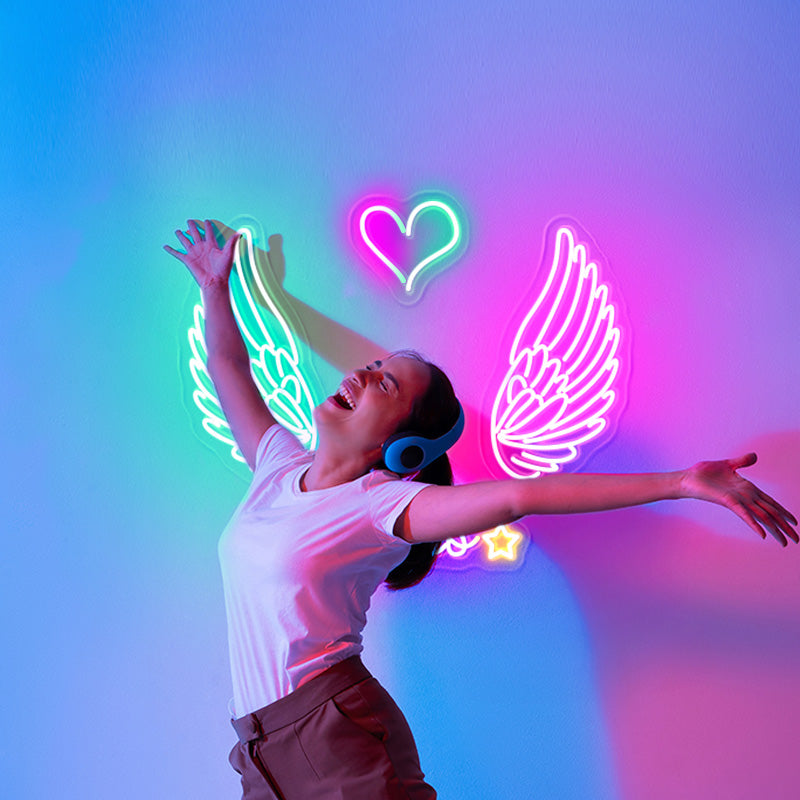 Customisable Multi Toned Angel Wings