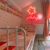Name with Flower Neon Sign