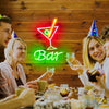 Customized name bar neon light sign