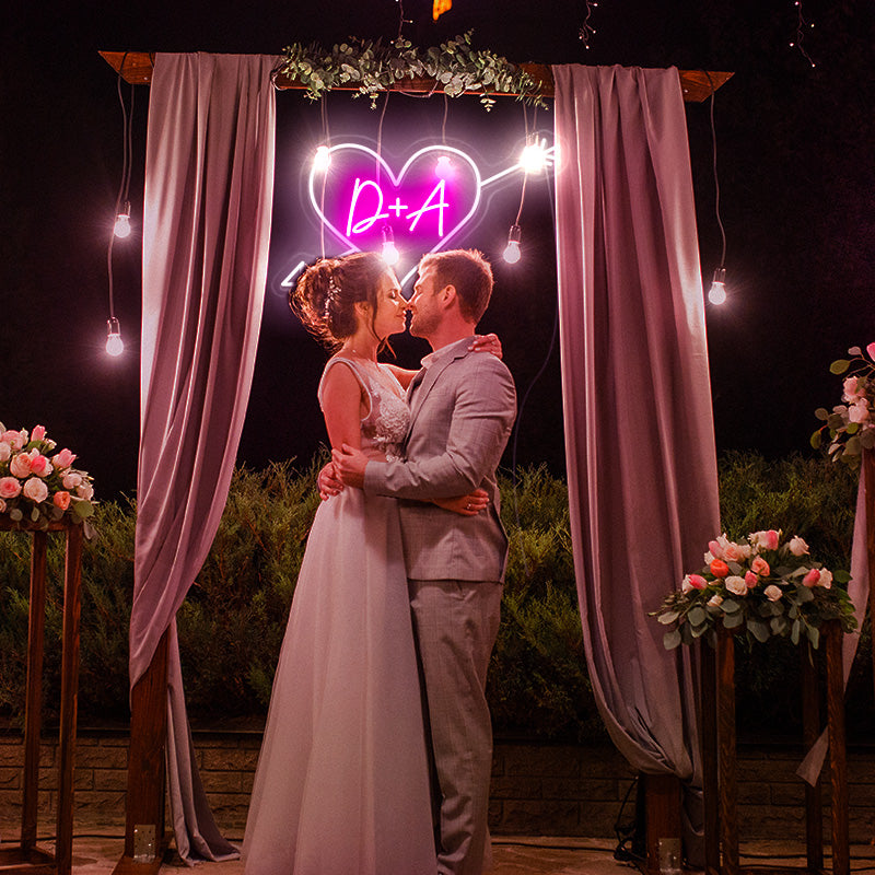 Custom Initial name neon signs
