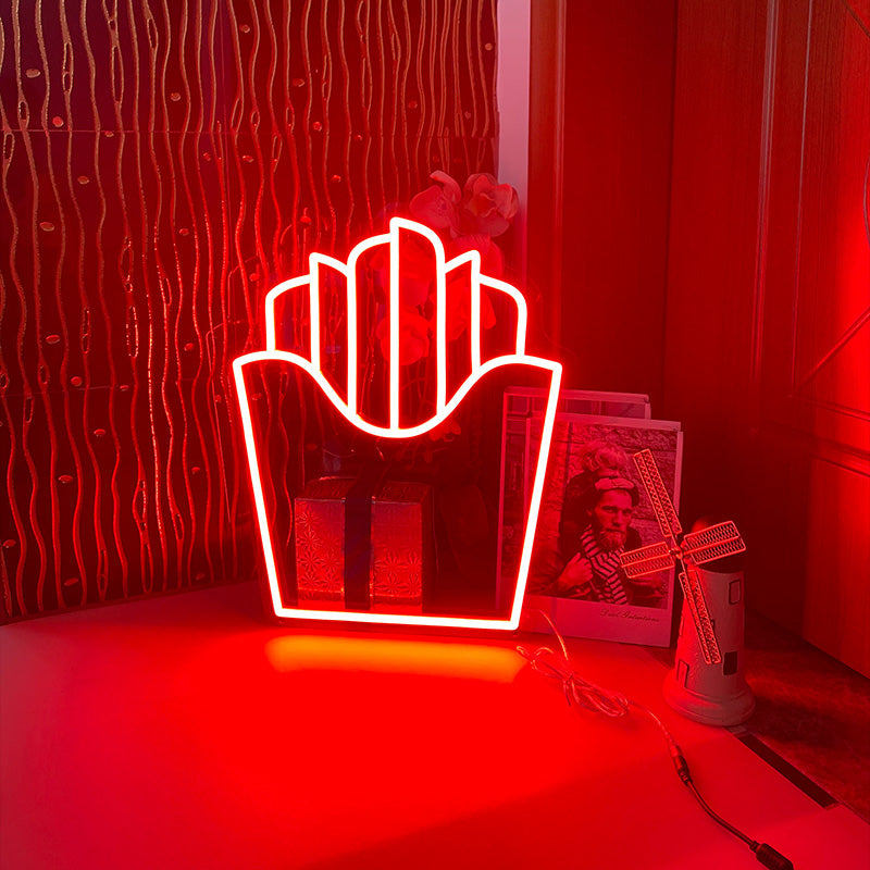 French Fries Neon Sign