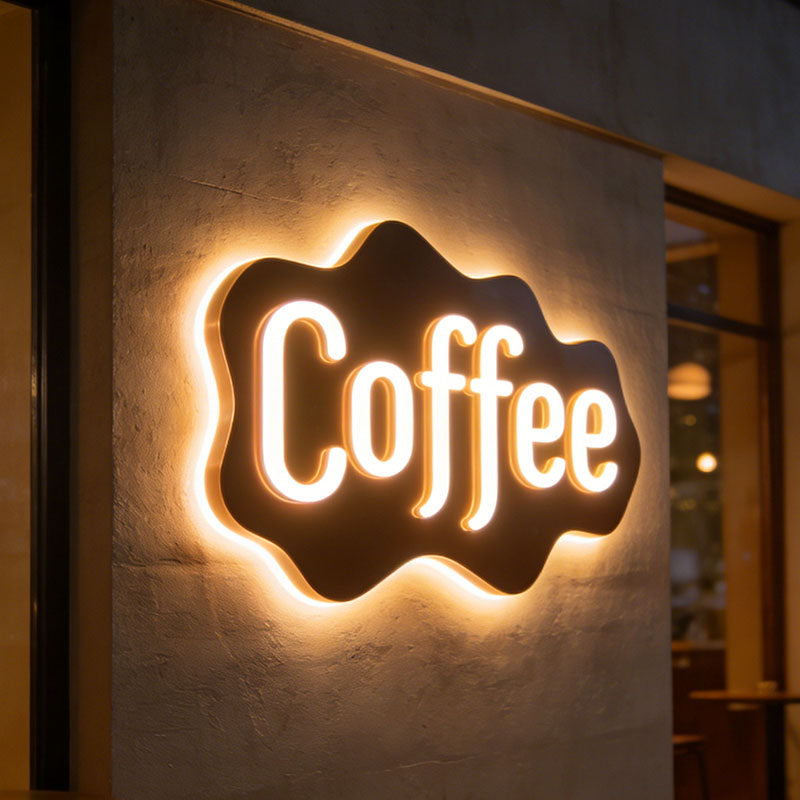 Full-Body Acrylic Light Box Sign