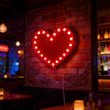 Heart Metal Marquee Sign