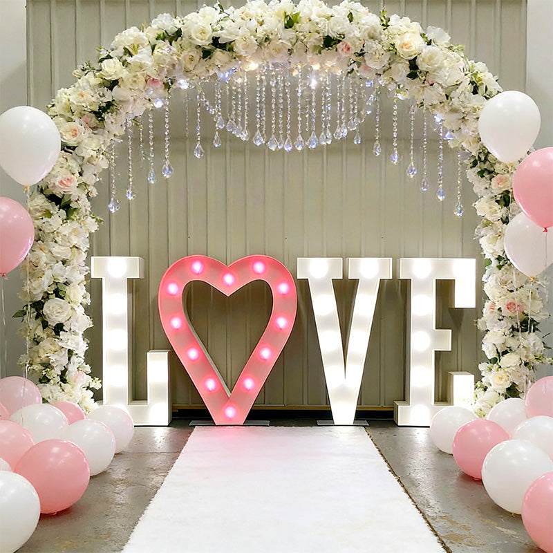 'LOVE' Lighting Bulbs Led Sign