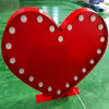 Heart Metal Marquee Sign