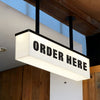 Full-Body Acrylic Light Box Sign