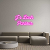 Custom neon sign J’s Lash 
Pa...