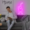 Cool cat type neon art