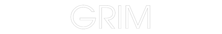 Custom neon sign GRIM