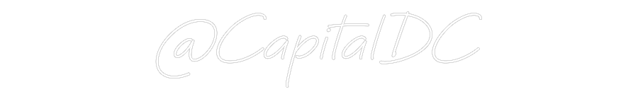 Custom neon sign @CapitalDC