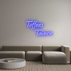 Custom neon sign Toffees 
   ...