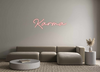 Custom neon sign Karma