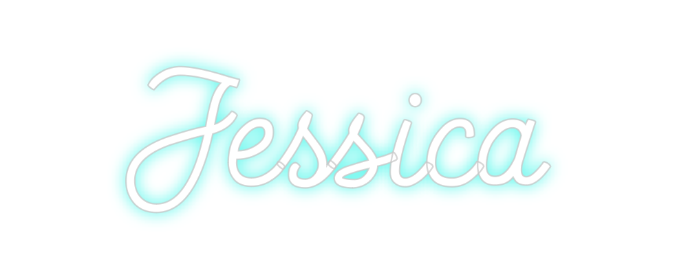 Custom neon sign Jessica