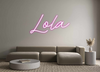 Custom neon sign Lola