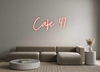 Custom neon sign Cafe 47