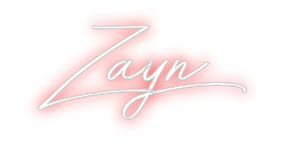 Custom neon sign Zayn