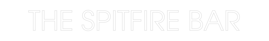 Custom neon sign THE SPITFIRE ...