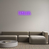 Custom neon sign Famulous