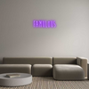 Custom neon sign FAMULOUS