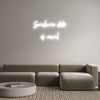 Custom neon sign Sunshine stat...