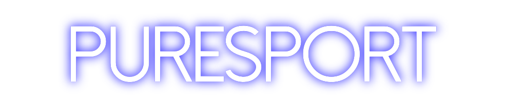 Custom neon sign Puresport