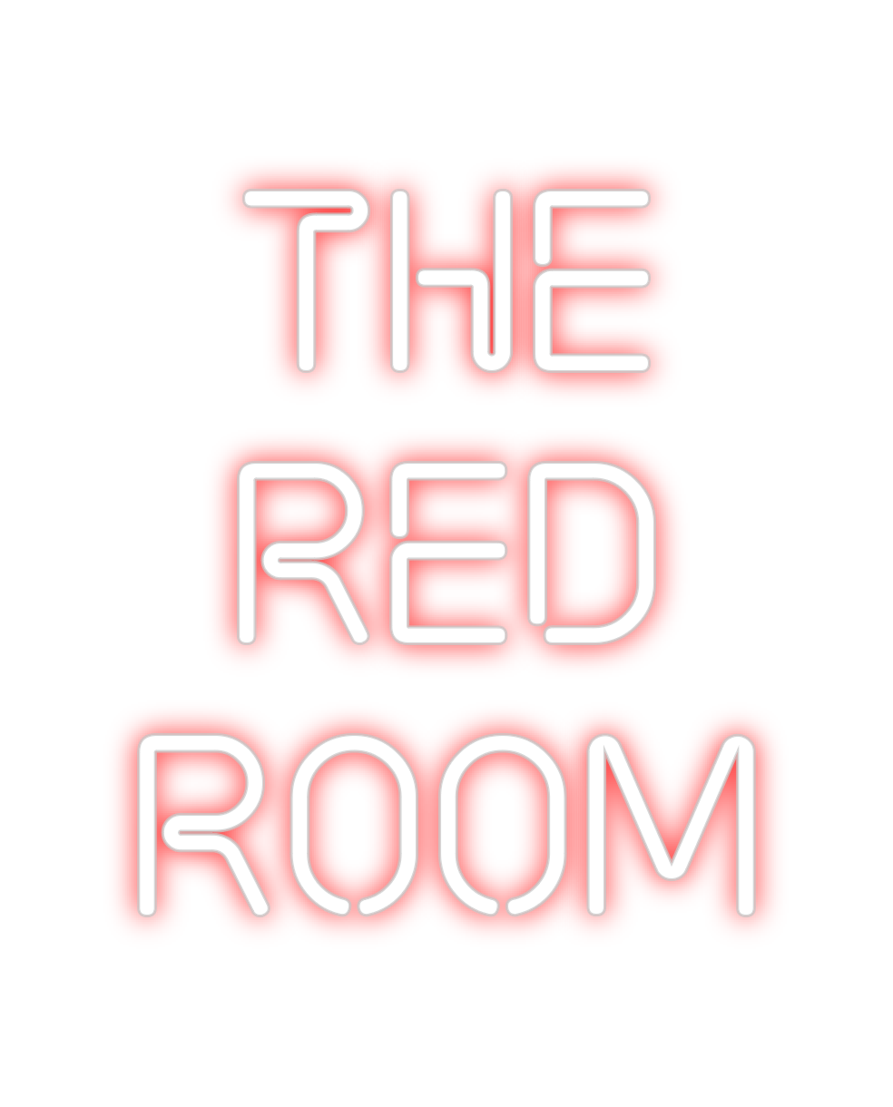 Custom neon sign The
Red
Room