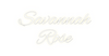Custom neon sign Savannah
Rose