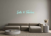 Custom neon sign Sixty & Fabul...