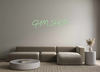 Custom neon sign GYM SHOP