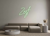 Custom neon sign Zest