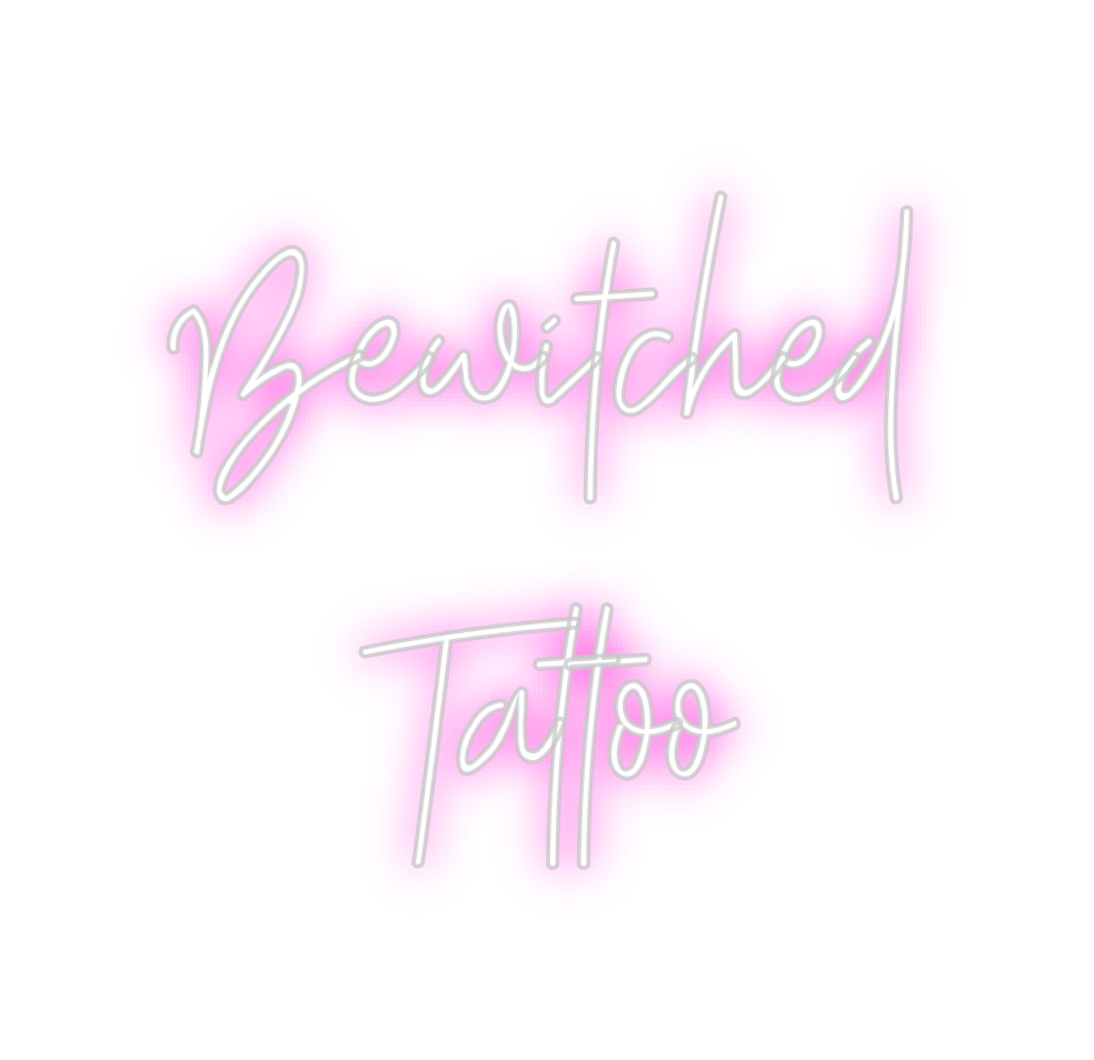 Custom neon sign Bewitched 
T...