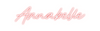 Custom neon sign Annabelle