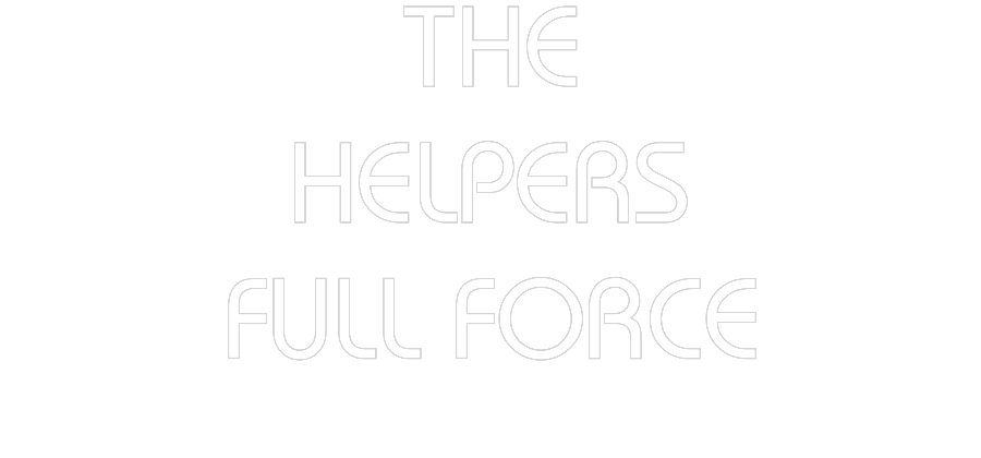 Custom neon sign THE
HELPERS...