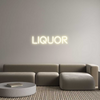 Custom neon sign LIQUOR