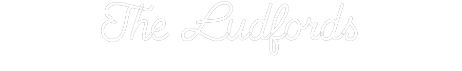 Custom neon sign The Ludfords