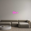 Custom neon sign Elsie x