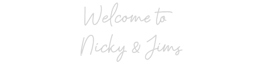 Custom neon sign Welcome to 
...