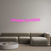 Custom neon sign Champagne sup...