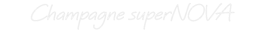 Custom neon sign Champagne sup...