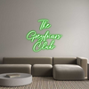 Custom neon sign The
Greyfria...